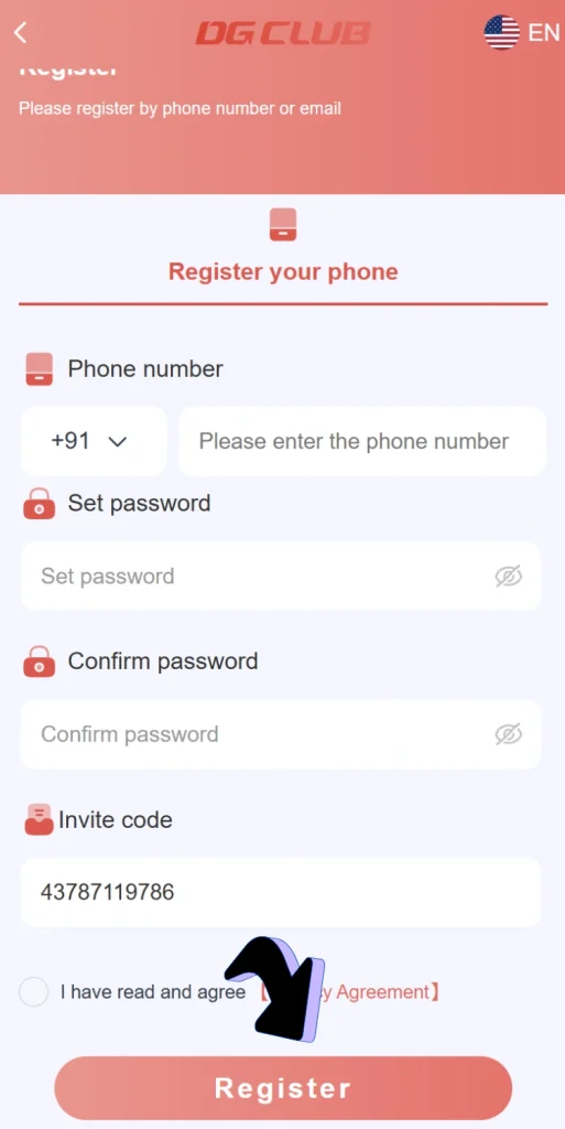 DG Club Register